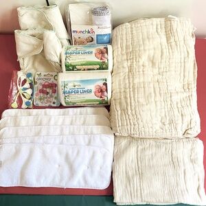 XL BUNDLE Over 40 items Cloth diapering